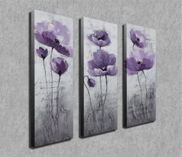 Wallity CU10 Lienzo Decorativo Multicolor (3 Piezas)